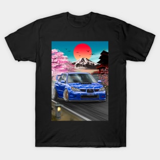 Subaru Impreza WRX STi Hawkeye (2006) in Japan T-Shirt